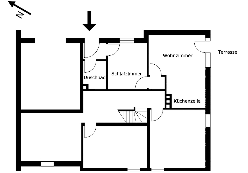 Raumaufteilung